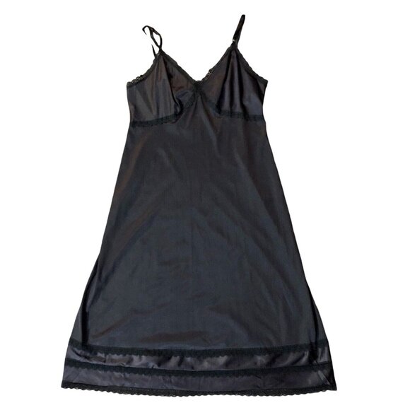 Vintage Sears Full Slip Womens 38 Used Black - Picture 5 of 16